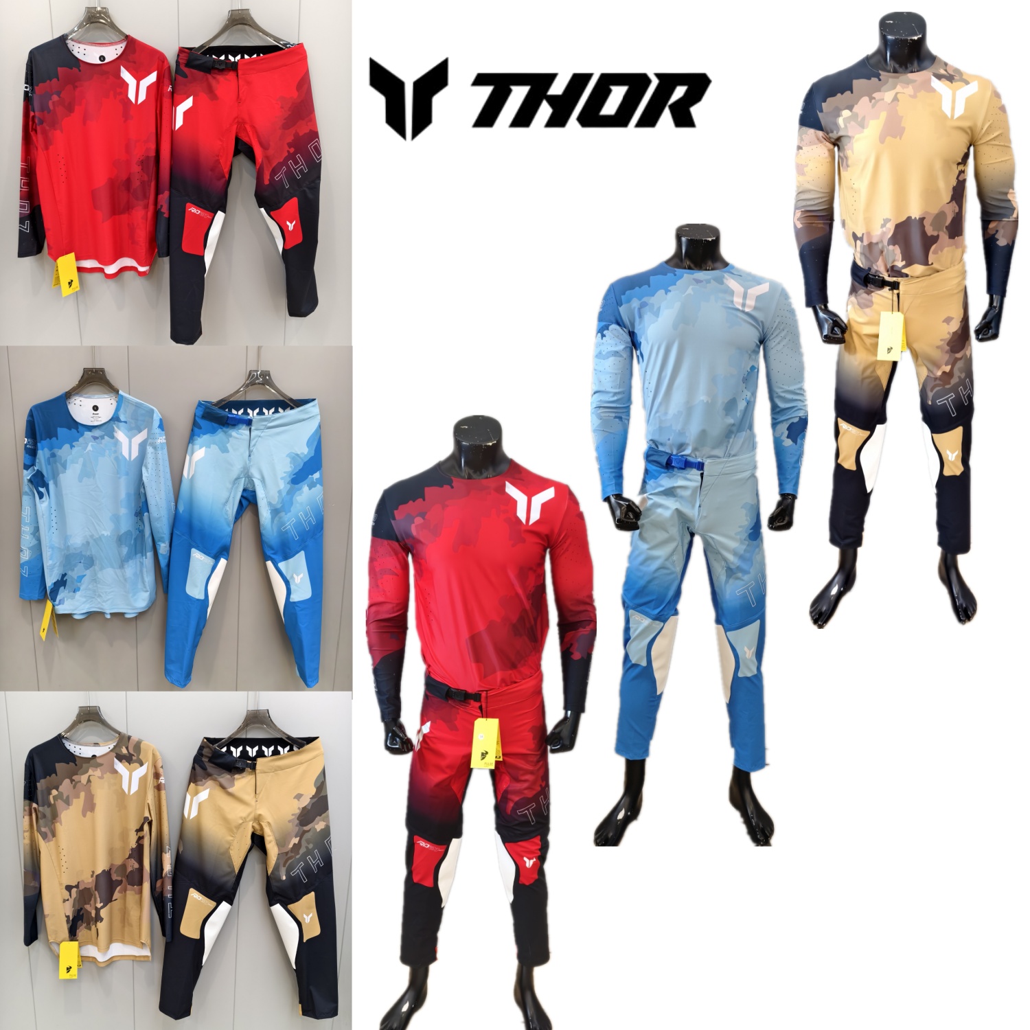 Cycling Jersey - Set Perlengkapan Motocross THOR MX Off