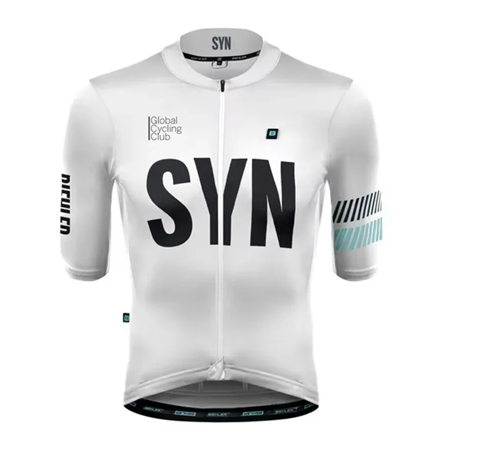 Jersey Bersepeda Tim SYN Gaya  - Cycling Jersey ulasan dan harga