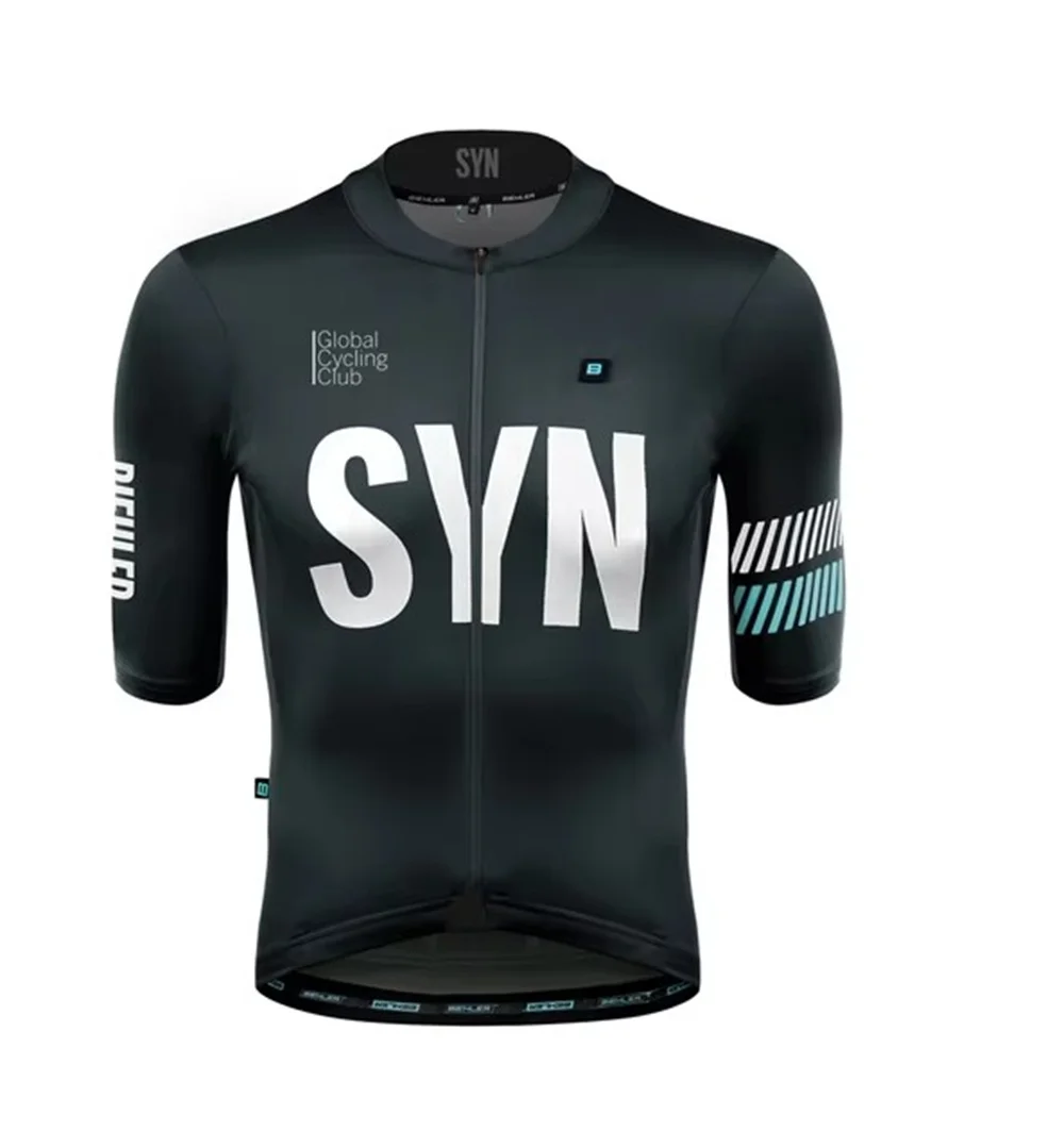 Jersey Bersepeda Tim SYN Gaya  - Cycling Jersey ulasan dan harga
