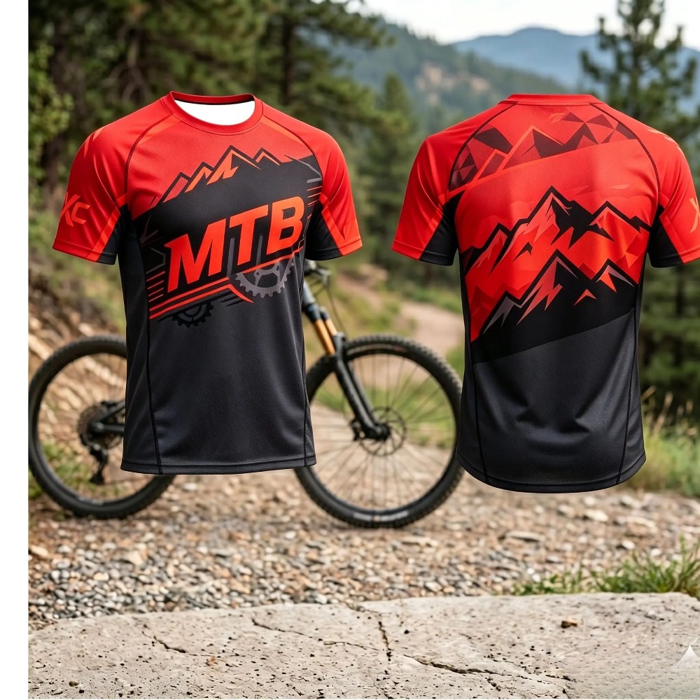 Kaos Pria Cepat Kering Motif M - Xc Cycling Gear ulasan dan harga