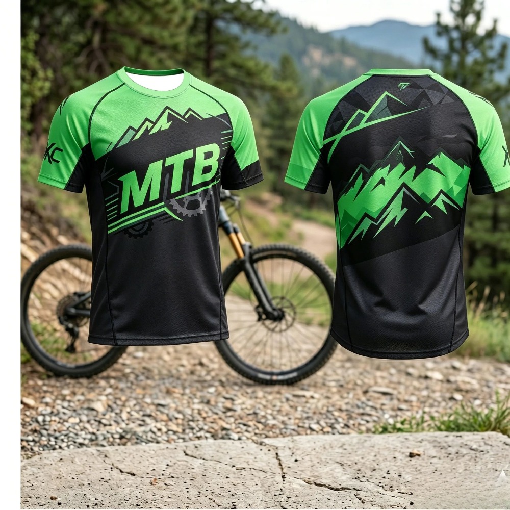 Kaos Pria Cepat Kering Motif M - Xc Cycling Gear ulasan dan harga