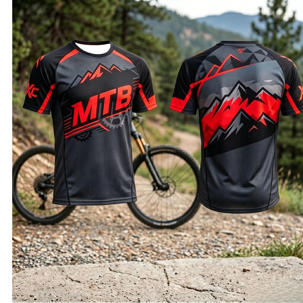 Kaos Pria Cepat Kering Motif M - Xc Cycling Gear ulasan dan harga
