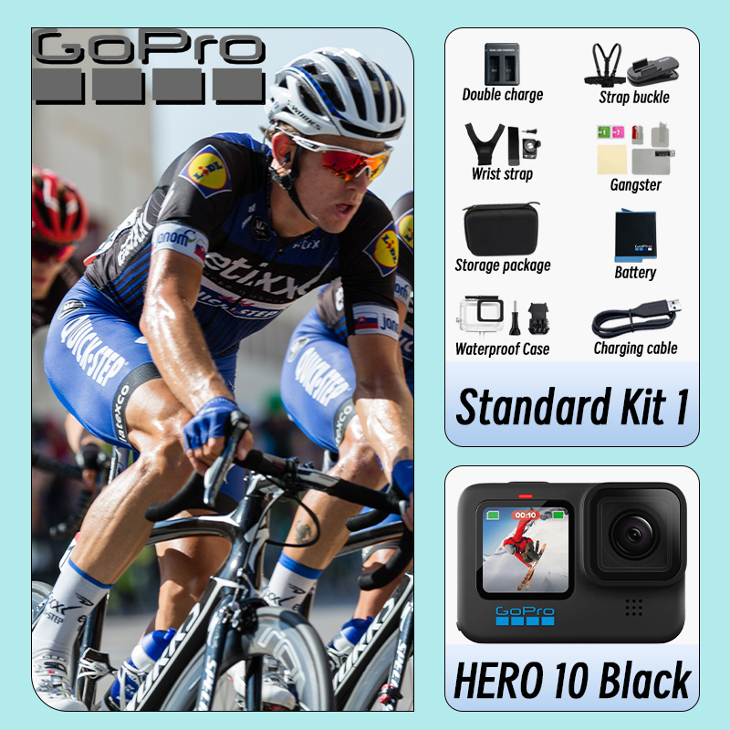 Kamera aksi GoPro HERO10 Black - Cycling Gear Helmet ulasan dan harga
