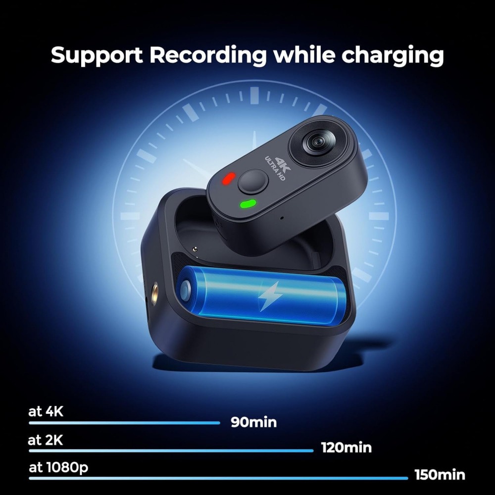 Kamera Mini 4K Body Cam Thumb  - Cycling Gear Helmet ulasan dan harga