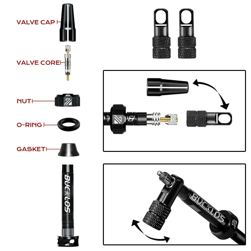 Katup Tubeless Sepeda BUCKLOS  - Gravel Bike Tires ulasan dan harga