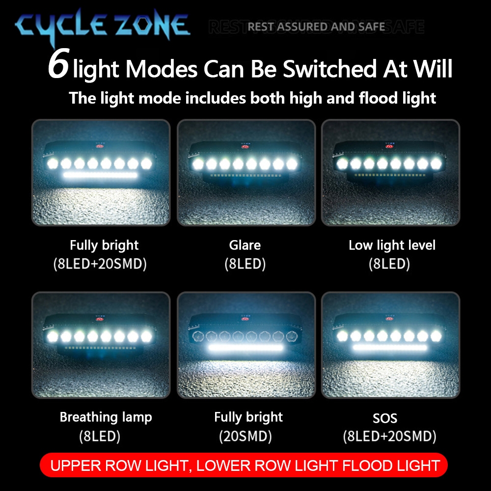 Lampu depan sepeda LED dengan  - Bike Bell ulasan dan harga