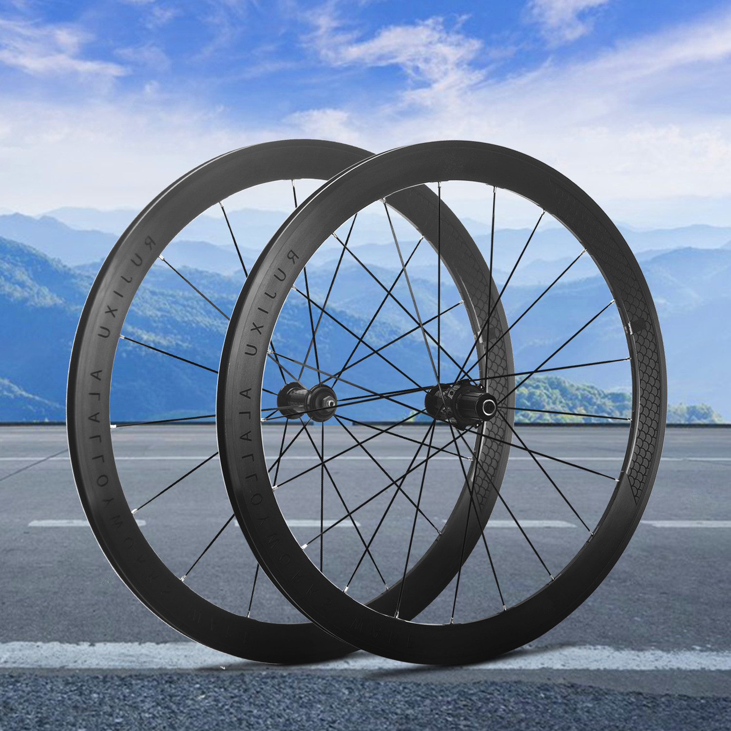 Set Roda Sepeda 700C Fish Scal - Gravel Bike Tires ulasan dan harga