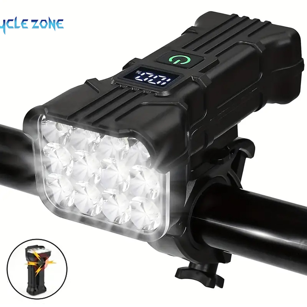 Lampu depan sepeda 12 LED, lam - Bike Bell ulasan dan harga
