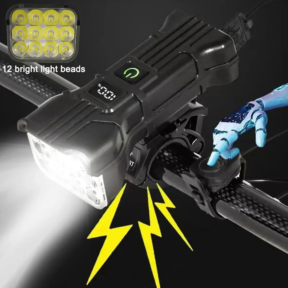 Lampu depan sepeda 12 LED, lam - Bike Bell ulasan dan harga